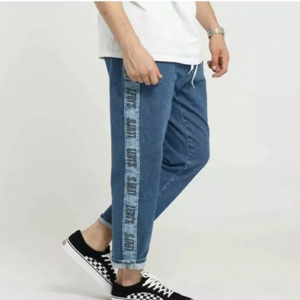 NWT Levis XS Jeans Altered Denim Track Pants men